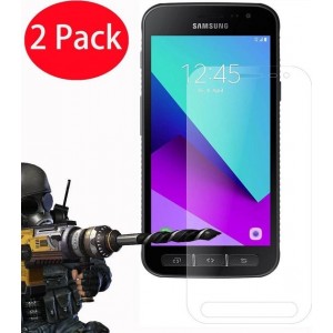 2 Stuks Screenprotector Tempered Glass Glazen Gehard Screen Protector 2.5D 9H (0.3mm) - Samsung Galaxy Xcover 4 / 4S