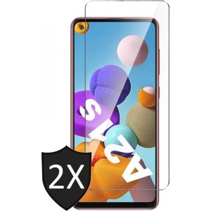 Samsung A21s Screenprotector - Samsung Galaxy A21s Screenprotector - Screen Protector Glas - 2 Stuks