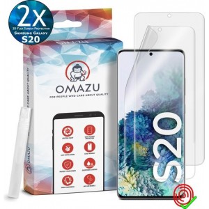 Samsung Galaxy S20 OMAZU 3D Flex TPU Screenprotector, 2 Pack