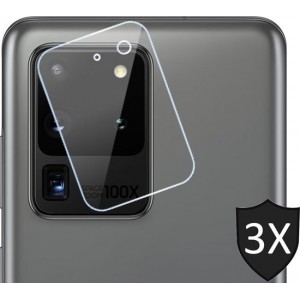 Samsung S20 Ultra Screenprotector - Samsung Galaxy S20 Ultra Screenprotector Camera Protector Lens - 3 Stuks