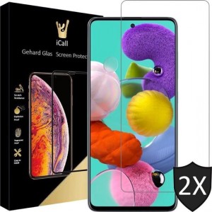 Samsung A51 Screenprotector - Samsung Galaxy A51 Screenprotector - Screen Protector Glas - 2 Stuks