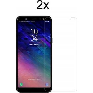 Samsung A6 (2018) Screenprotector Glas - Samsung Galaxy A6 2018 Screenprotector Glas - 2x Tempered Glass Screen Protector