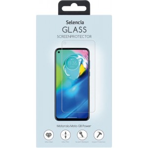 Selencia Gehard Glas Screenprotector voor de Motorola Moto G8 Power