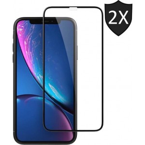 iPhone XR Screenprotector Glas - iPhone 11 Screenprotector Glas - Full Screen - 2 Stuks