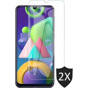 Samsung Galaxy M21 Screenprotector - Tempered Glass - 2 Stuks