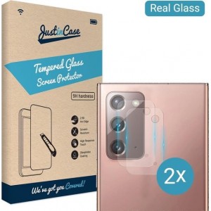 Just in Case Tempered Glass voor de Samsung Galaxy Note 20 Ultra Camera Lens 2 stuks