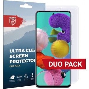 Rosso Samsung Galaxy A51 Screenprotector Ultra Clear Duo Pack