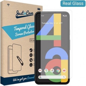 Just in Case Tempered Glass Google Pixel 4a Protector - Arc Edges