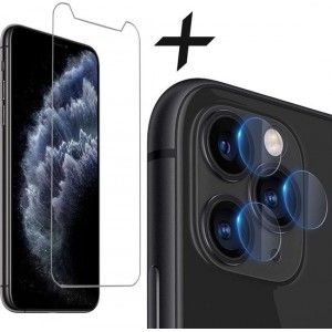 iPhone 11 Pro Max Screen Protector - Screenprotector Glas + Camera Protector