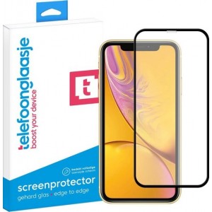 iPhone XR screenprotector gehard glas Edge to Edge