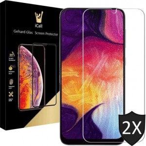 Samsung A50 Screenprotector - Samsung Galaxy A50 Screenprotector - Screen Protector Glas - 2 Stuks