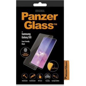 PanzerGlass Fingerprint Case Friendly Screenprotector voor Samsung Galaxy S10 - Zwart