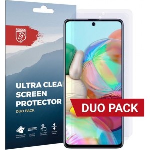 Rosso Samsung Galaxy A71 Ultra Clear Screen Protector Duo Pack