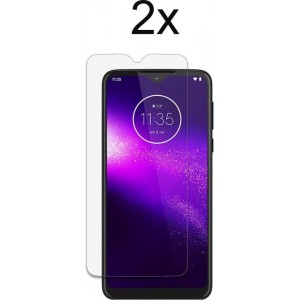 Motorola One Macro Screenprotector Glas - Motorola One Macro Screen Protector - 2x Tempered Glass Screen Protector