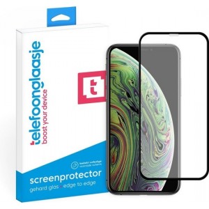 iPhone XS screenprotector gehard glas Edge to Edge