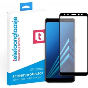 Samsung Galaxy A8 2018 screenprotector gehard glas Edge to Edge