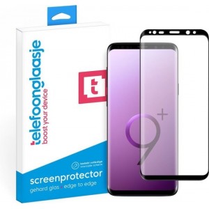 Samsung Galaxy S9 Plus screenprotector gehard glas Edge to Edge