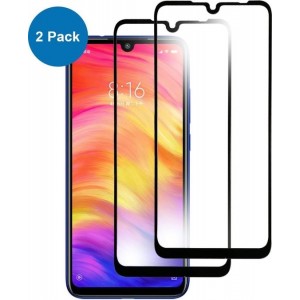 MMOBIEL 2 Stuks Xiaomi Redmi Note 7 Screenprotector Tempered Gehard Glas 2.5D 9H (0.26mm) - inclusief Cleaning Set