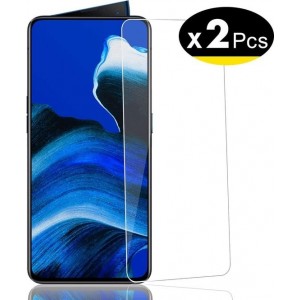 Oppo Reno 2Z Screenprotector Glas - 2x Tempered Glass Screen Protector