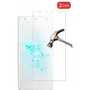 2 Stuks Screenprotector Tempered Glass Glazen Gehard Screen Protector 2.5D 9H (0.3mm) - Sony Xperia XZ2 Compact