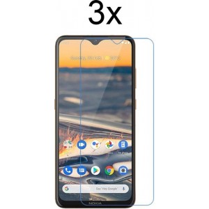 Nokia 5.3 Screenprotector Glas - Nokia 53 Screen Protector - 3x Tempered Glass Screen Protector