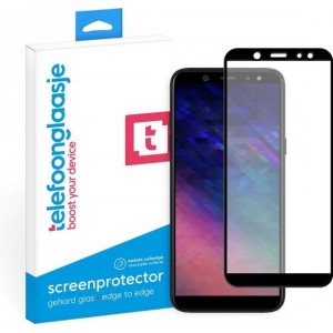 Samsung Galaxy A6 2018 screenprotector gehard glas Edge to Edge