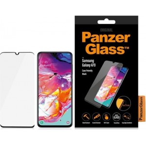 PanzerGlass Case Friendly Screenprotector voor de Samsung Galaxy A70 - Zwart