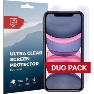 Rosso Apple iPhone 11 Ultra Clear Screen Protector Duo Pack