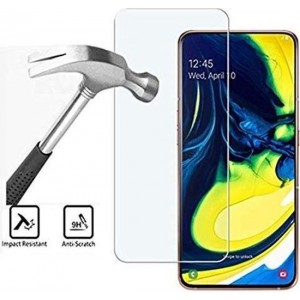 2 Stuks Screenprotector Tempered Glass Glazen Gehard Screen Protector 2.5D 9H (0.3mm) - Samsung Galaxy A80