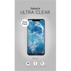 Selencia Duo Pack Ultra Clear Screenprotector voor Nokia 8.1