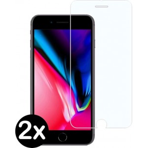 iPhone 6/7/8 Plus Screenprotector Tempered Glass Screen Cover - 2 PACK