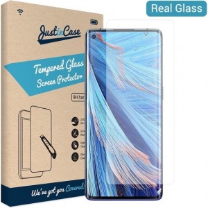 Just in Case Tempered Glass Oppo Find X2 Neo Protector - Arc Edges