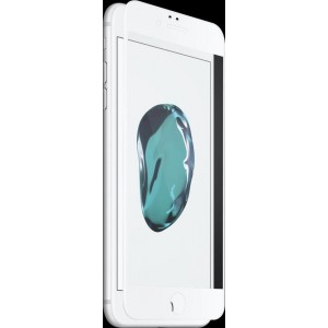 AVANCA Gebogen Beschermglas iPhone 7 Plus Wit - Screen Protector - Tempered Glass - Gehard Glas - Curved Glass - Protectie glas