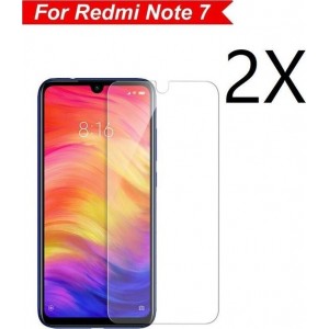 Ntech 2 Pack Xiaomi Redmi Note 7/ Note 7 Pro Screenprotector / Anti-Scratch Tempered Glass (0.3mm)