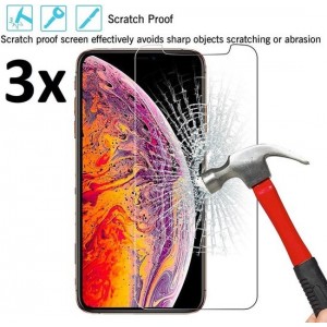 4mobilez set 3x iPhone 11 / XR screenprotectors  2.5D - case friendly