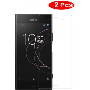 2 Stuks Screenprotector Tempered Glass Glazen Gehard Screen Protector 2.5D 9H (0.3mm) - Sony Xperia XZ1