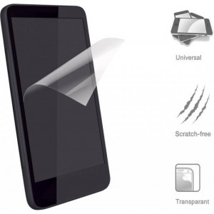 Screenprotector universeel tot 5/6/7 inch met kniplijnen, makkelijk op maat te maken protector, transparant , merk i12Cover