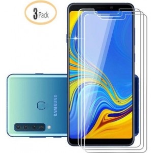 3 Stuks Screenprotector Tempered Glass Glazen Gehard Screen Protector 2.5D 9H (0.3mm) - Samsung Galaxy A9 2018