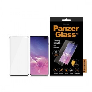 PanzerGlass Case Friendly Screenprotector voor Samsung Galaxy S10 Plus - Zwart