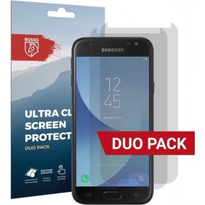 Rosso Samsung Galaxy J3 2017 Ultra Clear Screen Protector Duo Pack