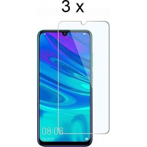 huawei p smart 2019 screenprotector glas - 3x tempered glass screen protector