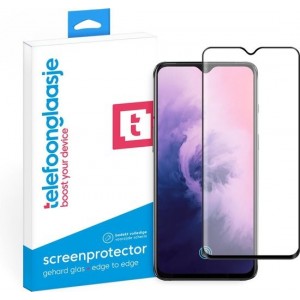 OnePlus 7 screenprotector gehard glas Edge to Edge