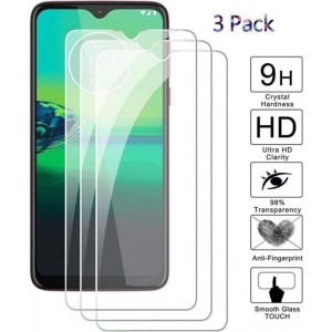 3 Stuks Screenprotector Tempered Glass Glazen Gehard Screen Protector 2.5D 9H (0.3mm) - Motorola Moto G8 Plus