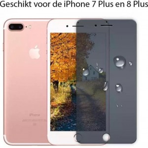 iPhone 7Plus en 8Plus Glazen (Privacy) Screenprotector