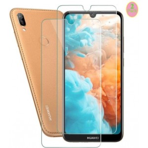 2 Stuks Screenprotector Tempered Glass Glazen Gehard Screen Protector 2.5D 9H (0.3mm) - Huawei Y6 2019