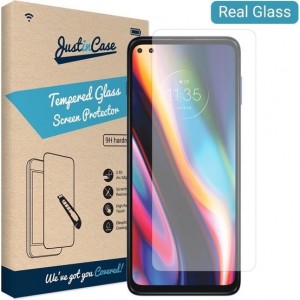 Just in Case Tempered Glass Motorola Moto G 5G Plus Protector - Arc Edges