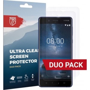 Rosso Nokia 8 Ultra Clear Screen Protector Duo Pack