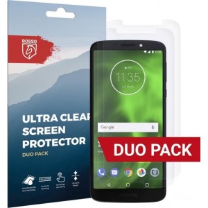 Rosso Motorola Moto G6 Plus Ultra Clear Screen Protector Duo Pack