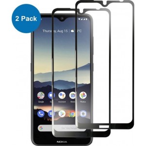 MMOBIEL 2 Stuks Nokia 7.2 Glazen Screenprotector Tempered Gehard Glas 2.5D 9H (0.26mm) - inclusief Cleaning Set