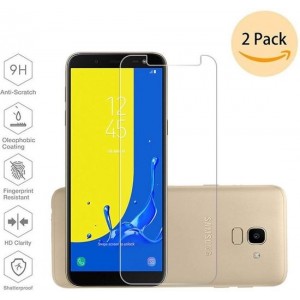 2 Stuks Pack Samsung Galaxy J6 (2018) Tempered glass /Beschermglas Screen Protector